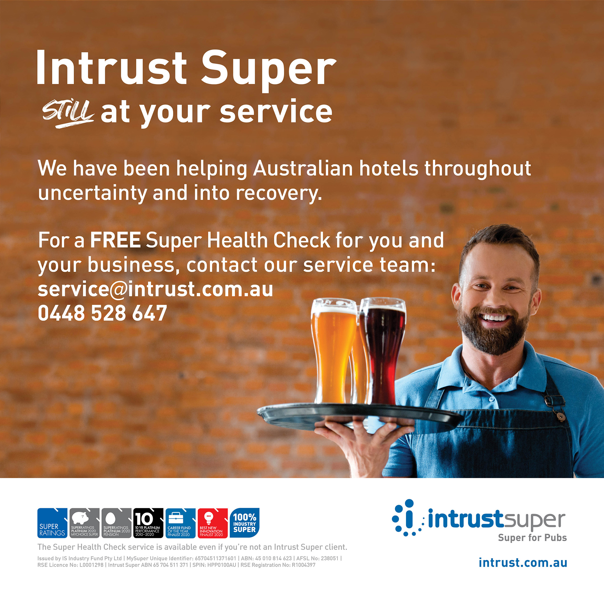 Intrust Super - FREE Super Health Check AUS Hotels